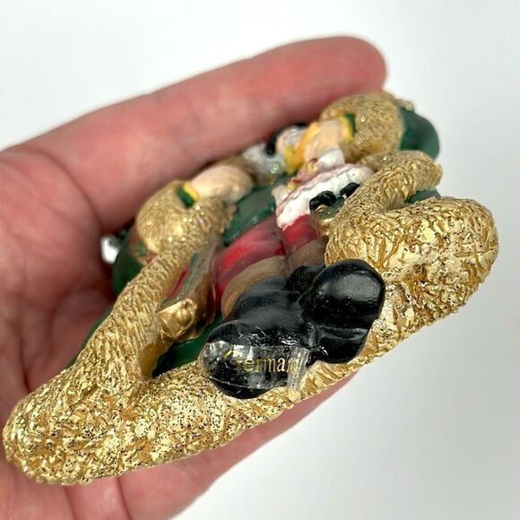 Vintage Germany Christmas Ornament Santa with Presents Rare - Picture 9 of 10